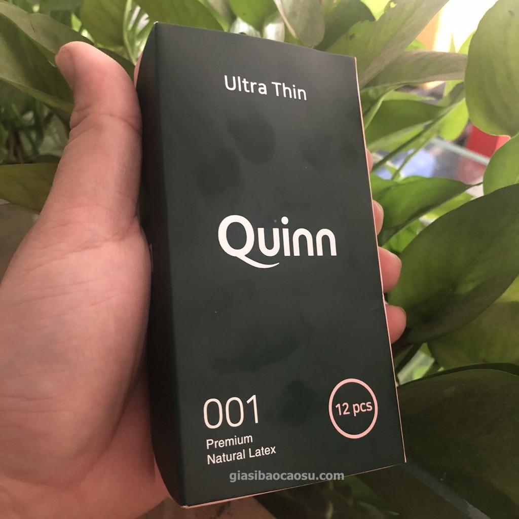 Bao cao su siêu mỏng QUINN 0.01  (12 chiếc)