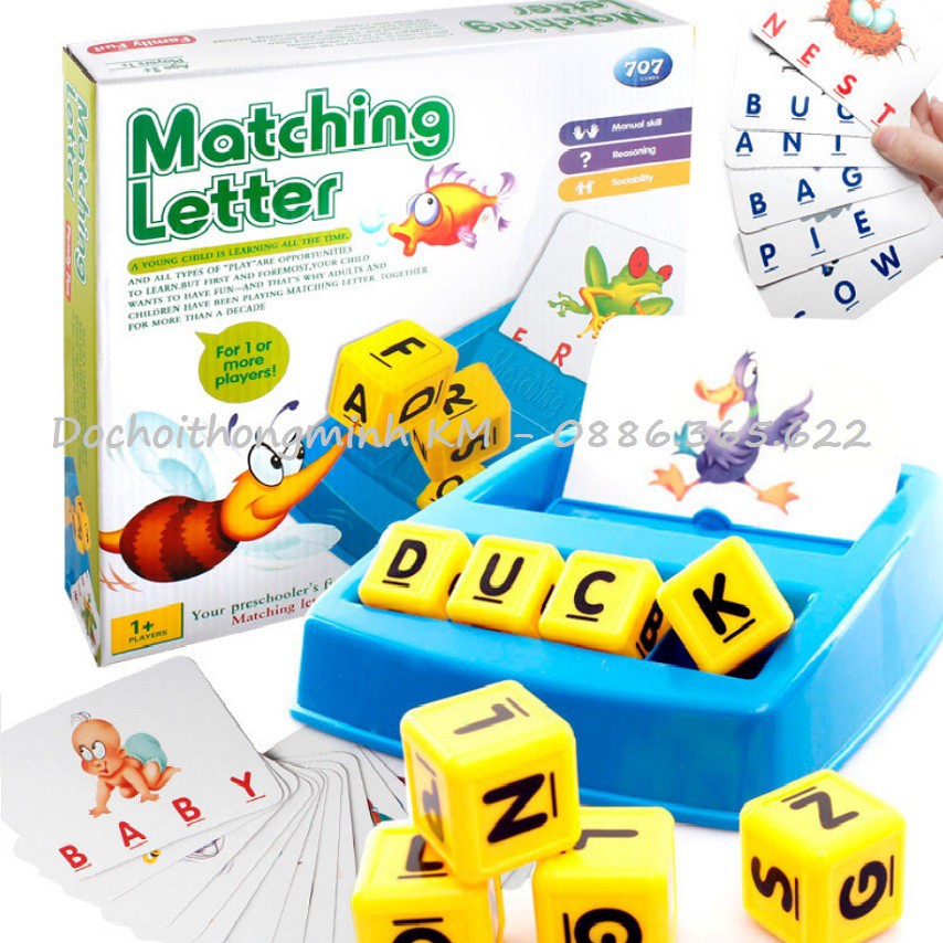 Giáo dục sớm cho trẻ - máy học tiếng anh Matching Letter hỗ trợ giảng dạy