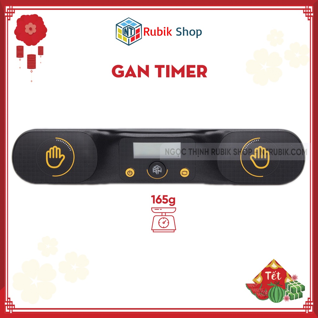 Thiết bị bấm giờ Rubik Gan Timer Kết nối không dây Bluetooth với điện thoại 2021