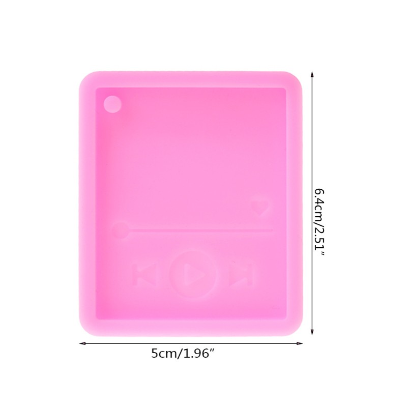 Khuôn silicone làm mặt dây chuyền hình máy nghe nhạc sáng tạo