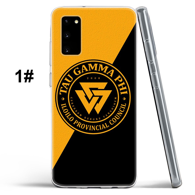 Ốp điện thoại silicone dẻo trong họa tiết logo Tau Gamma cho Samsung Galaxy S10 S10E S9 S8 Plus S7 Edge S8+ S9+ 97YF