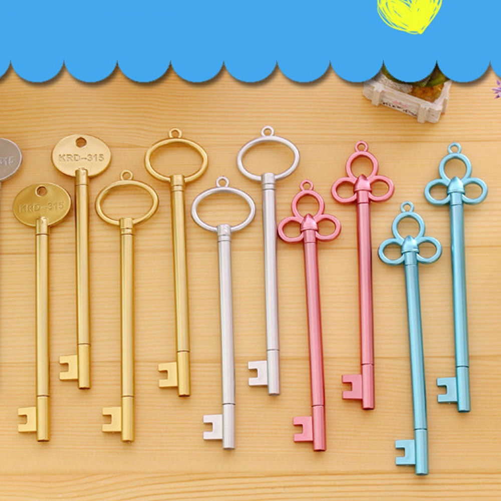 Set 2 Bút Mực Đen Hình Chìa Khóa Sáng Tạo