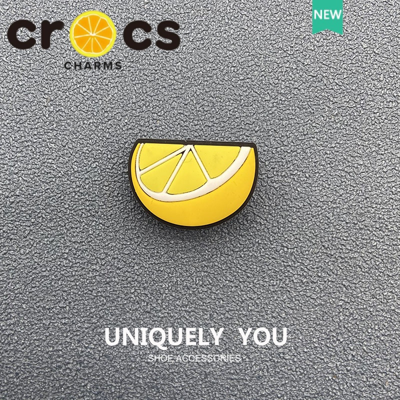 Phụ Kiện Khóa Giày crocs Họa Tiết Trái Cây Hoạt Hình Dễ Thương Cho crocs Dưa Hấu / Chanh / Dứa