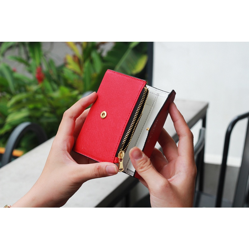 Ví gấp Heart2 Mini Wallet HAVIAS Đỏ