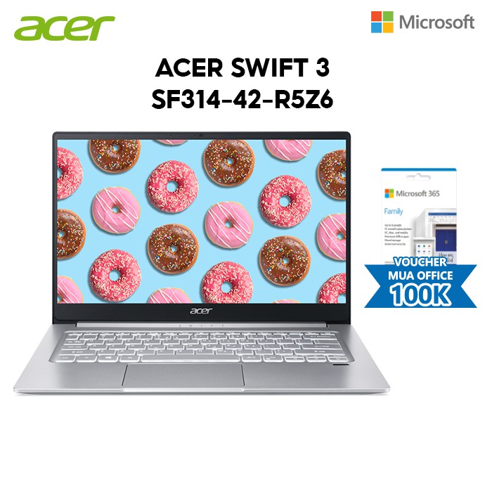 Laptop Acer Swift 3 SF314-42-R5Z6 R5-4500U | 8GB | 512GB | 14" FHD | Win 10