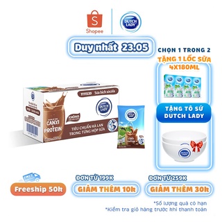 Thùng 48 Bịch Sữa Tiệt Trùng Dutch Lady Cô Gái Hà Lan Socola (48X220ml)