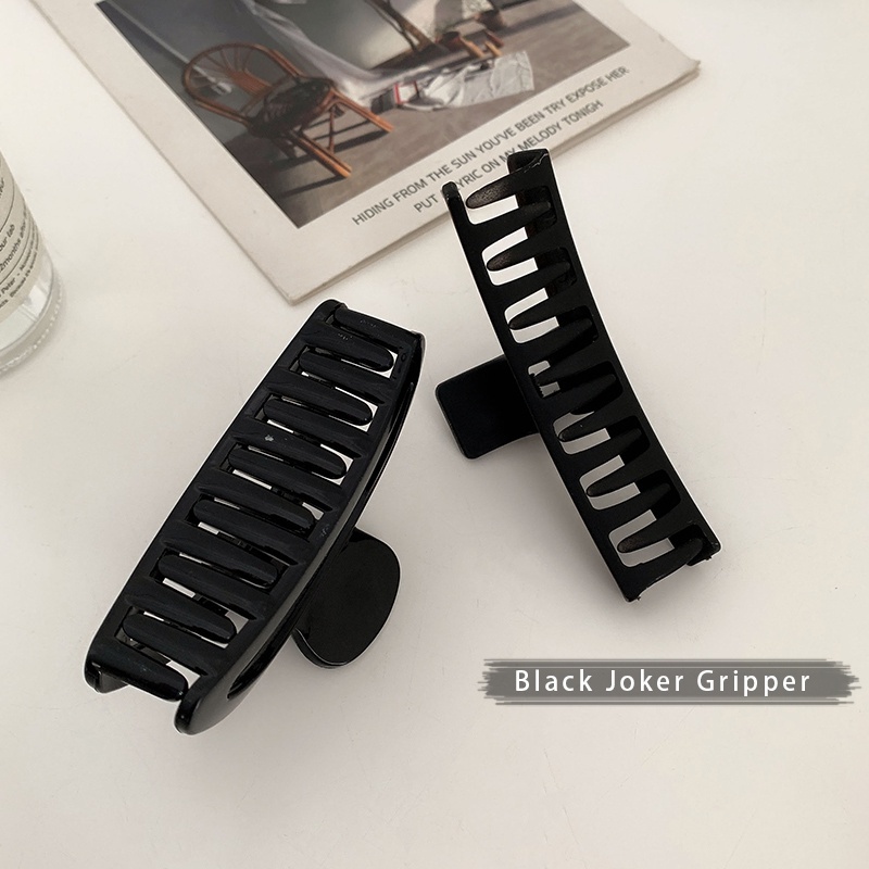 Kẹp tóc càng cua màu đen xinh xắn phong cách hàn quốc