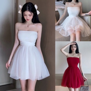 [Sẵn] Váy cúp ngực ren công chúa dáng ngắn đi tiệc Lolita style
