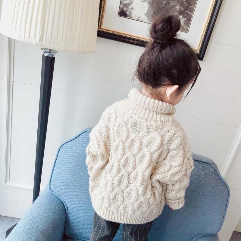 Áo Len Cổ Cao Thiết Kế Mới Thời Trang Dành Cho Nữ