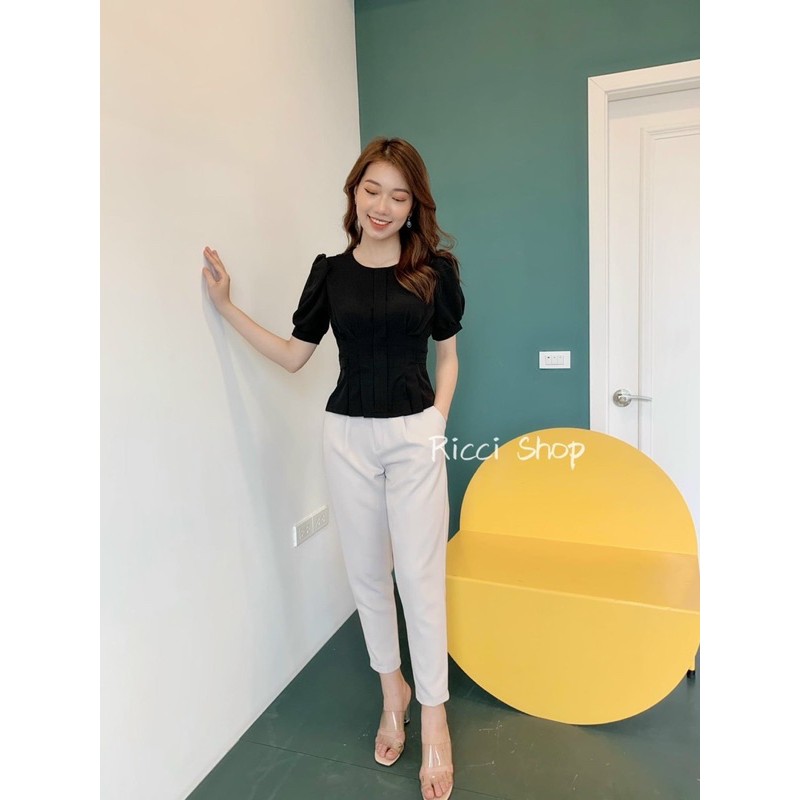 Áo kiểu xinh peplum