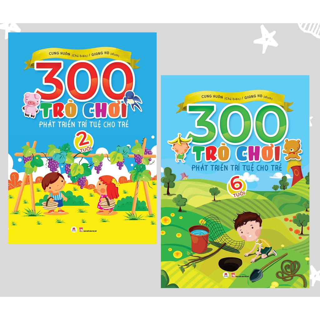 Sách - 300 trò chơi phát triển trí tuệ cho trẻ (TB 2019)