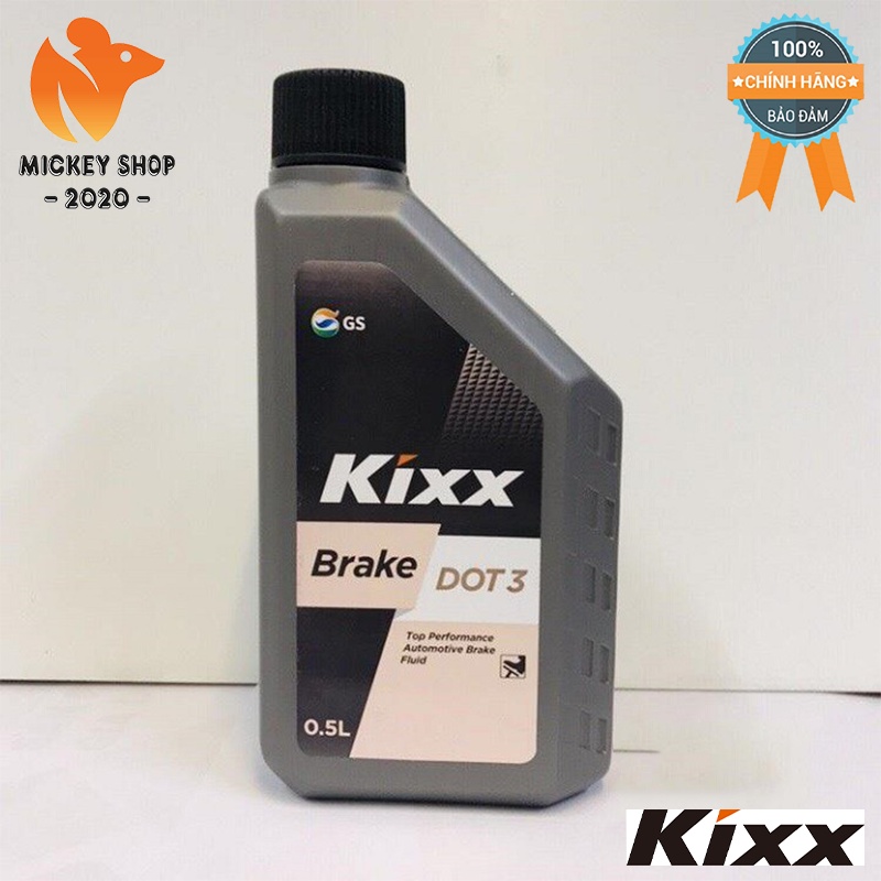 Dầu Thắng  Kixx BRAKE DOT-3 500ml - CHÍNH HÃNG