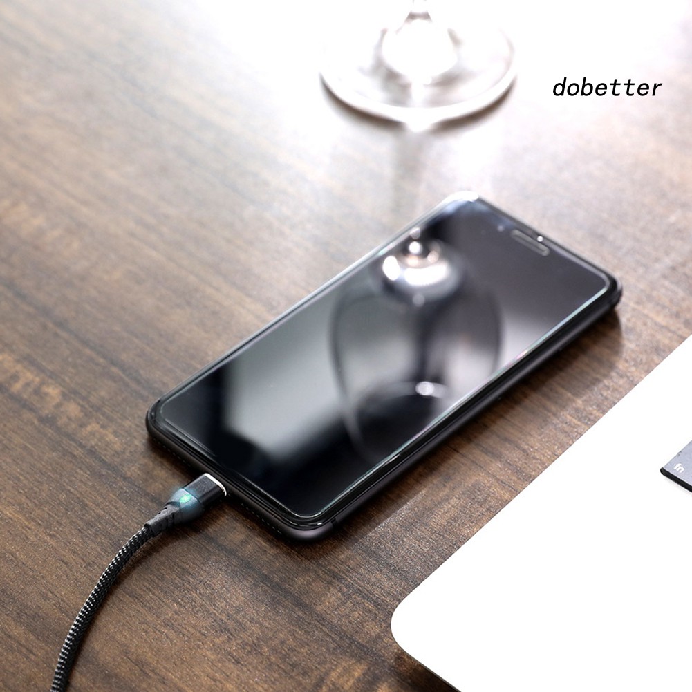 DOH_QC 3.0 Magnetic Micro USB Type-C 8Pin Fast Charging Cable for Android iPhone