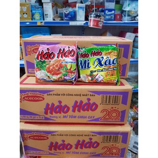 thùng mì tôm hảo hảo