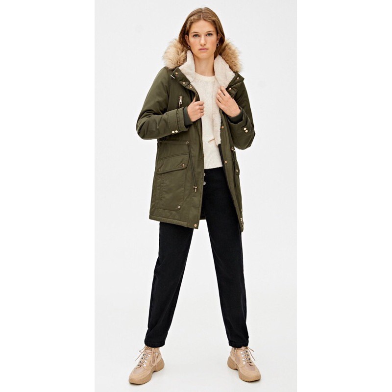 Áo parka Pull&Bear auth tuồn