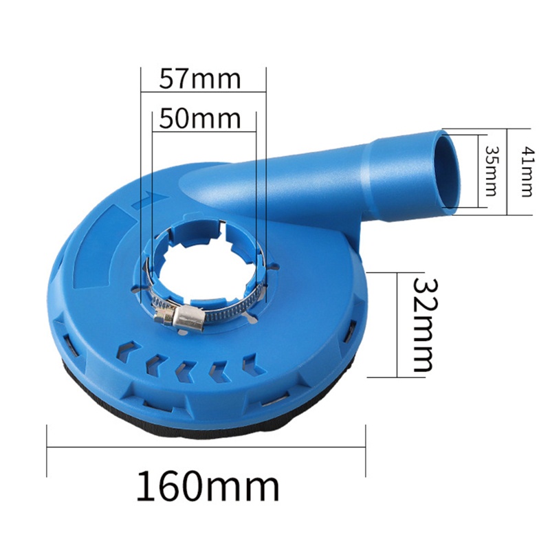 Đầu Mài Góc Chống Bụi Chuyên Dụng Cho Máy Mài 150 180
