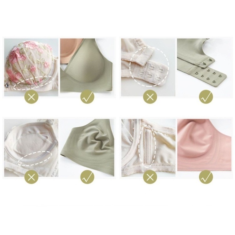 Áo ngực không đường may mềm mại dây quai có thể điều chỉnh kiểu dáng thời trang