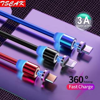 1m từ micro usb cáp cho iphone samsung xiaomi huawei vivo oppo android điện thoại di động sạc nhanh usb loại c cáp nam châm sạc dây dây