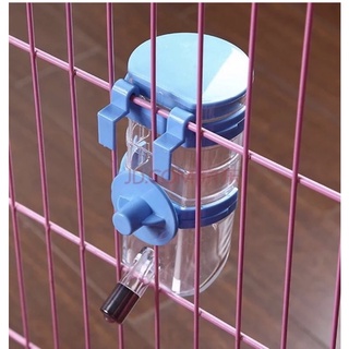 Bình nước cho chó mèo dạng bình bi treo chuồng 400ml