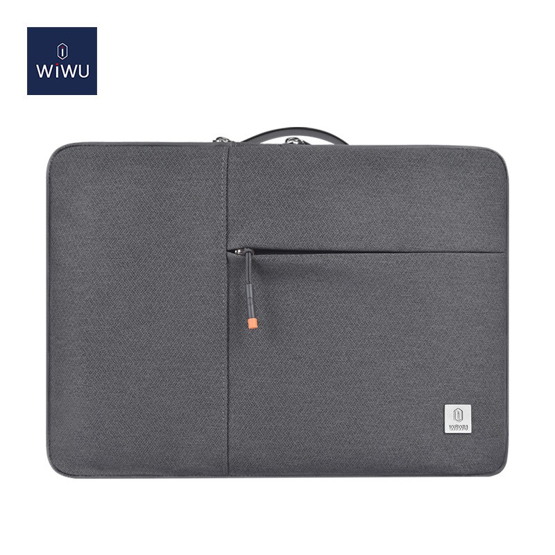 (2 màu đen và xám) Túi xách Laptop chống sốc Wiwu Alpha Double Layer Sleeve