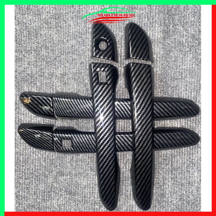 Ốp tay hõm Tucson 2016-2021 vân Carbon chống trầy bảo vệ cửa xe ô tô