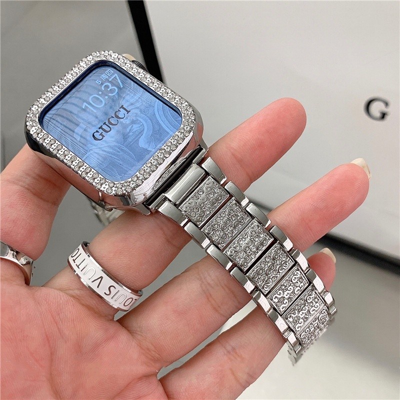 Dây thép dành cho Apple Watch đồng hồ thông minh Series 1/2/3/4/5/6/SE size 38/40/42/44mm