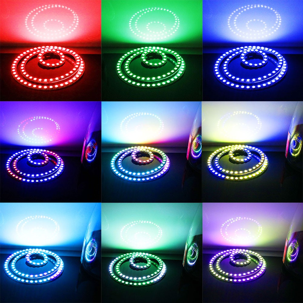 Xnbada Mô Đun Đèn Led Tròn Ws2812B 16-45leds 5v