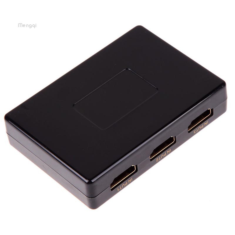 Mengqi✨4K*2K 3In 1Out Port HDMI Switch Switcher Hub Splitter Ultra HD for HDTV PC -dc3145