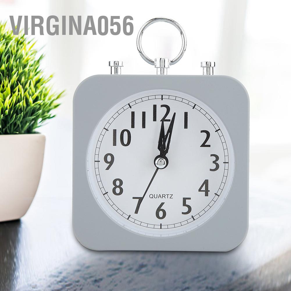 Đồng hồ báo thức để bàn yên tĩnh tiếng chuông lớn vintage retro