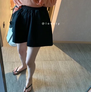 Quần short thô basic