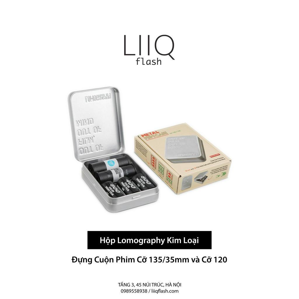 Hộp Lomography Kim Loại Đựng Cuộn Phim Cỡ 135/35mm và Cỡ 120, Chính Hãng, Cho Máy Chụp Ảnh Film - LIIQ Flash