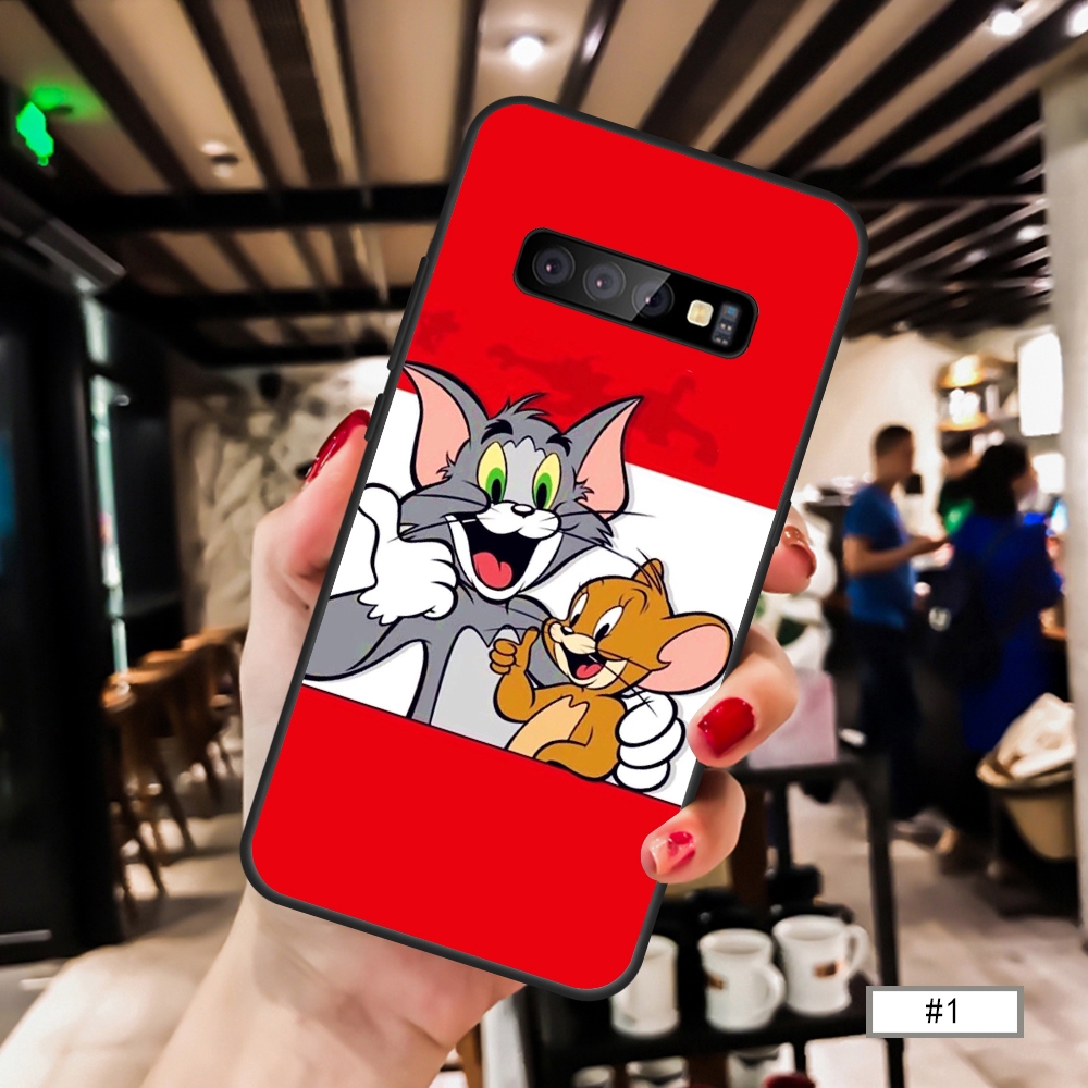 Samsung  S8 S8 plus S9 S10 S10+ Note8 Note9 Note10 10+ Cat and mouse Caisng Soft Case