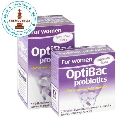 Men vi sinh Optibac Probiotics For Women, Anh quốc (30v + 90v) cho phụ nữ phòng ngừa và làm dịu viêm nhiễm vùng kín