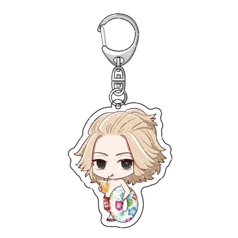 flowersqueen Móc khóa nhựa acrylic hình nhân vật phim hoạt hình Tokyo Ghoul