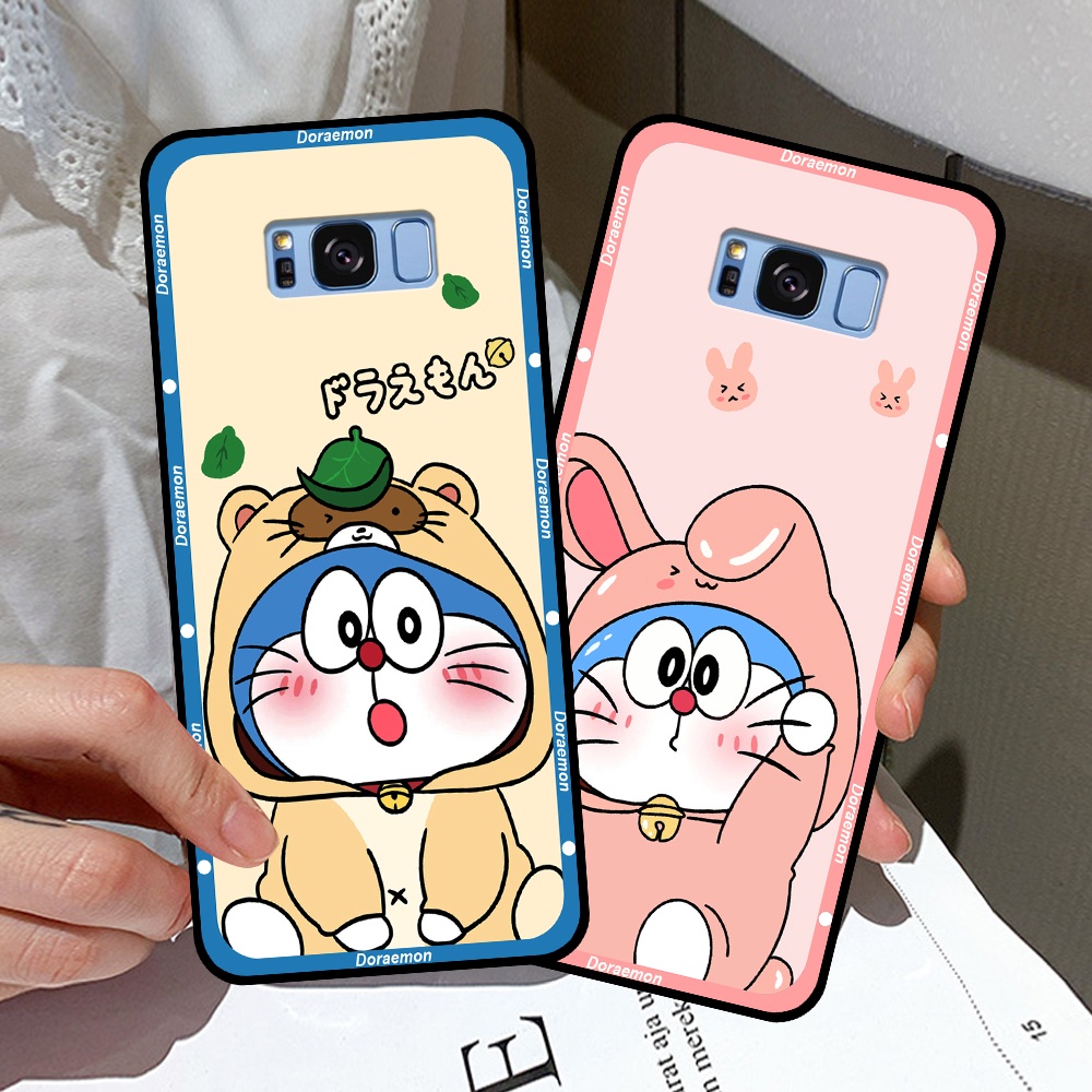 Ốp lưng Samsung S8 / S8 Plus / S8+ in hình cặp đôi doremon, hổ, khủng long dễ thương