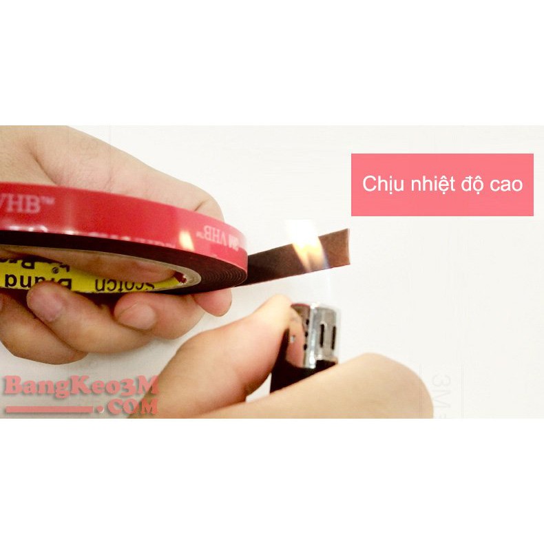 Băng keo 2 mặt 3M MỸ chuyên dán tranh, ảnh, vật dụng lên tường sơn nước, gạch men 30mm x 1m