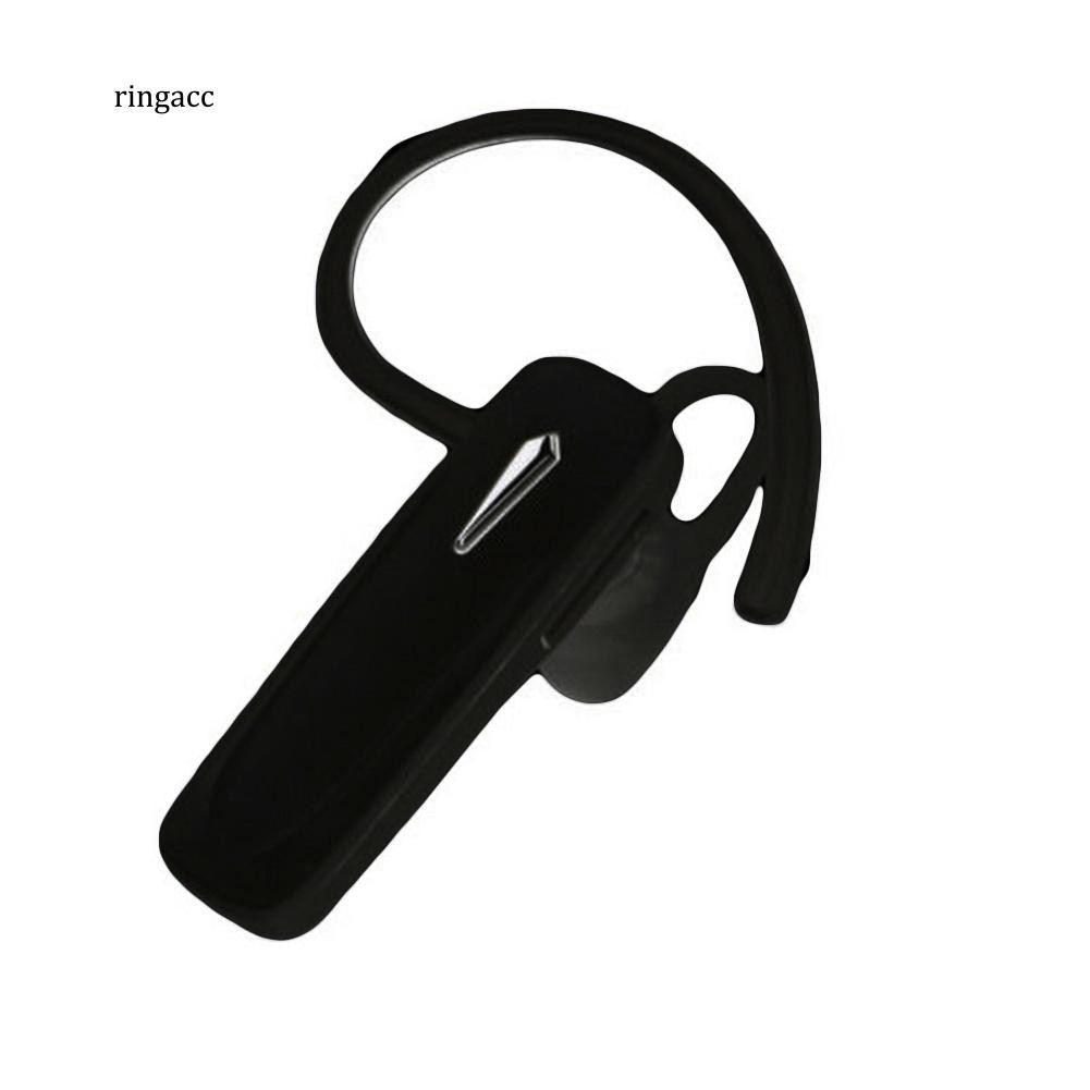 Bộ tai nghe bluetooth 1 bên kích thước 43x14x9.9mm kèm móc gắn tiện dụng dành cho điện thoại iPhone Samsung