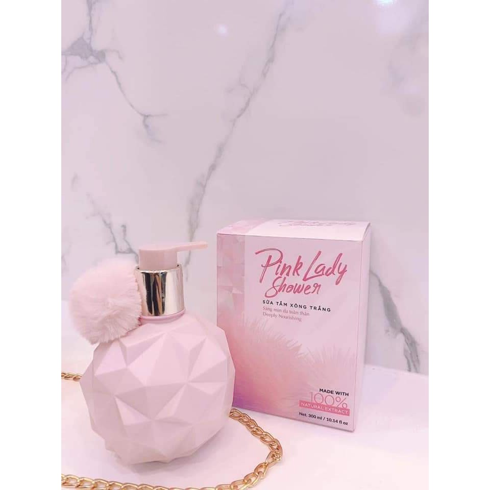 Sữa tắm xông trắng Pink Lady, sữa tắm trắng hương hoa hồng thơm ngát lưu hương cả ngày dài | BigBuy360 - bigbuy360.vn