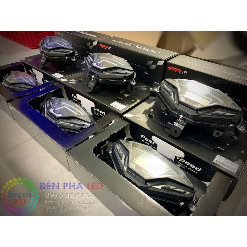 Đồng hồ koso Vario 2015 2016 2017 - lắp các xe click 125 150 vario125 vario150 click125 click150 - Seido