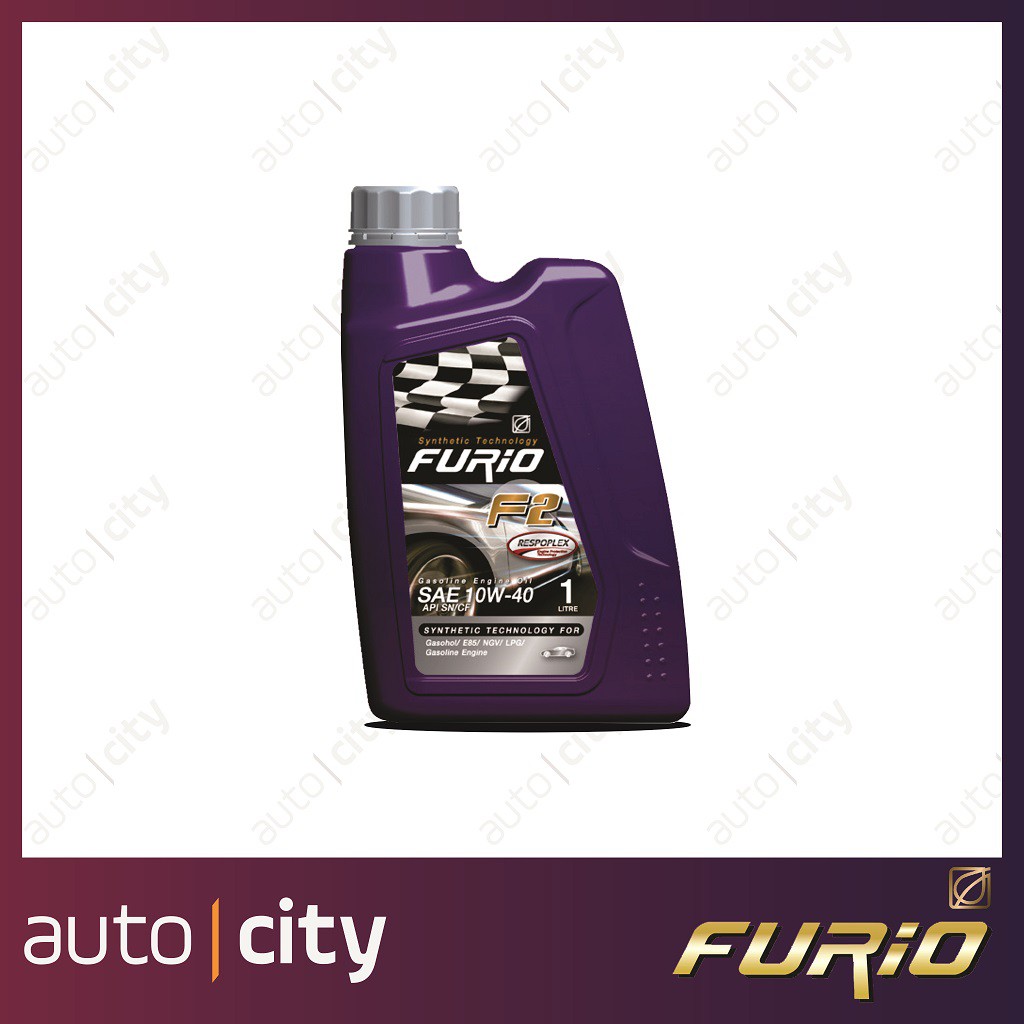 Dầu động cơ Furio bán tổng hợp F2 SN/CF 10W-40/ 1L