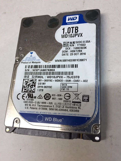 Ổ Cứng Hdd Laptop Sata 1T Sức khỏe GOOD