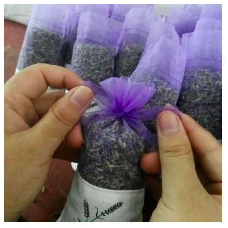 Túi thơm nụ hoa Lavender treo phòng, treo xe hơi hương dịu nhẹ