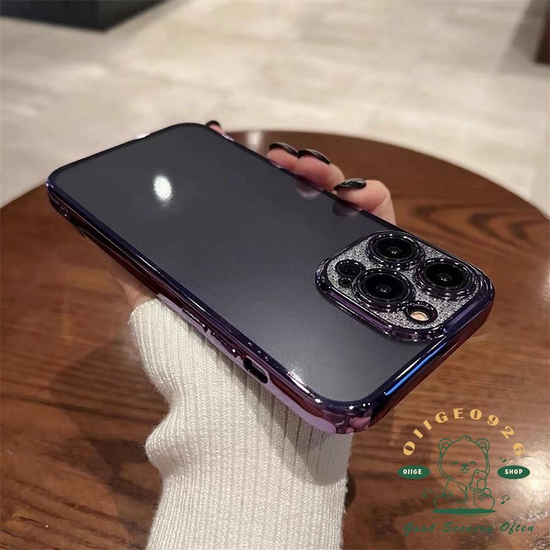 Ốp Điện Thoại Silicon Mềm Mạ Điện Họa Tiết Ngôi Sao Cao Cấp Cho Iphone 14 13 12 11 Pro Max / 14 Plus