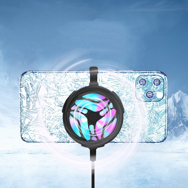 Quạt Tản Nhiệt Nhanh Màu Sắc Nhẹ Thông Dụng Cho Điện Thoại Di Động