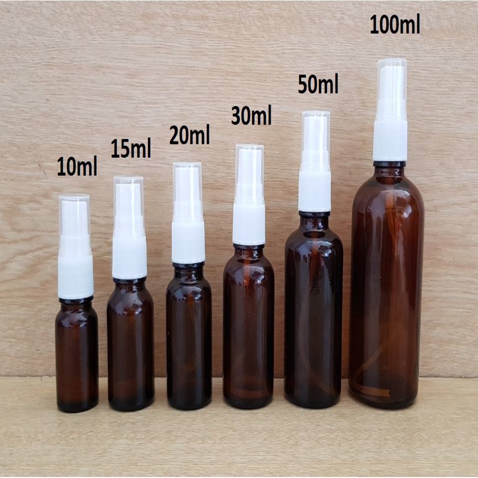 Lọ Đựng Tinh Dầu Thủy Tinh Nắp Đen Nhỏ Giọt 10ml, 20ml, 30ml, 50ml và 100ml- Duonghieu67898