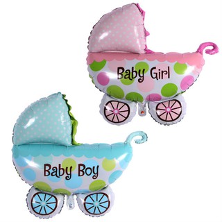 Bóng Bay Hình Chiếc Nôi - Trang Trí Sinh Nhật Đầy Tháng ( có video hướng dẫn thổi)