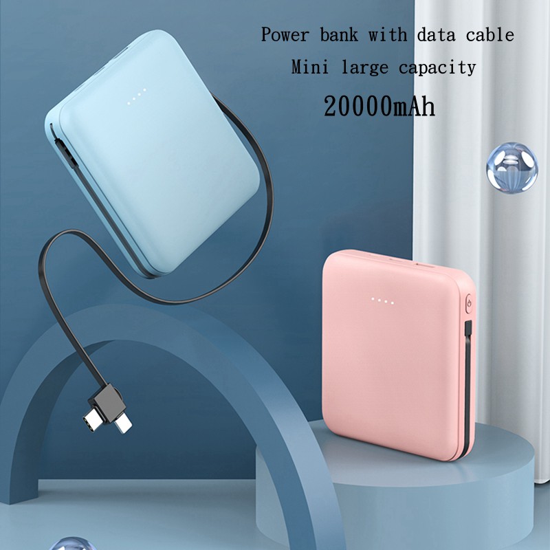 Sạc dự phòng mini A29 dung lượng 20000mAh kèm dây cáp