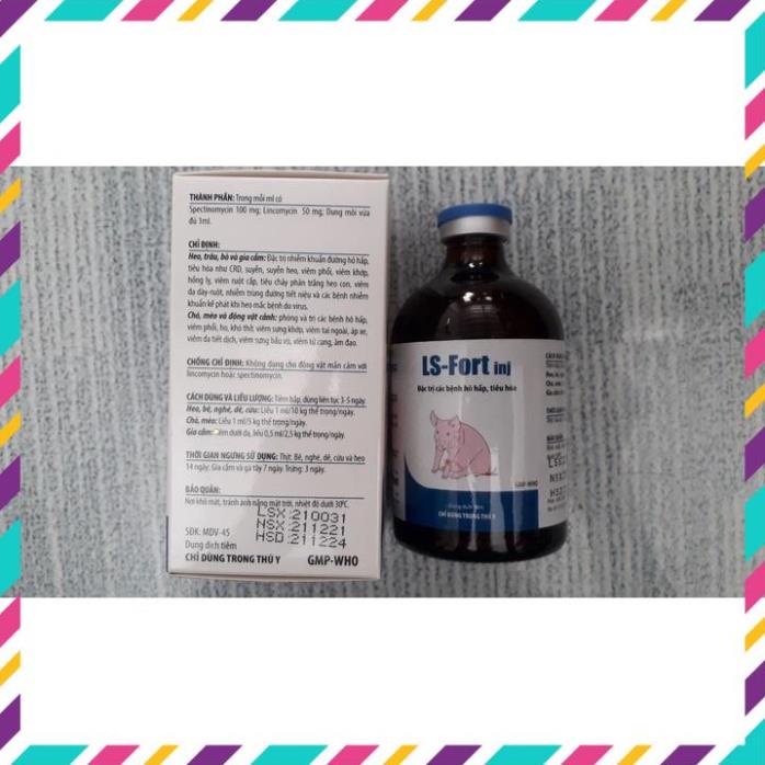 Thú Y. Lincosal, Linco S, Lincospec Mỹ, Linco spectin, Interspectin L, Linco spec 100ml