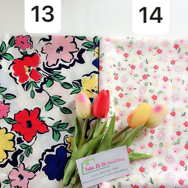 V218🌈 VẢI TWILL HOẠ TIẾT TONE SUR TONE MAY ĐỒ CHO TRẺ EM, DOLL, OBITSU, DIY, DECOR, HANDMADE, QUILTING, SCRUNCHIES....