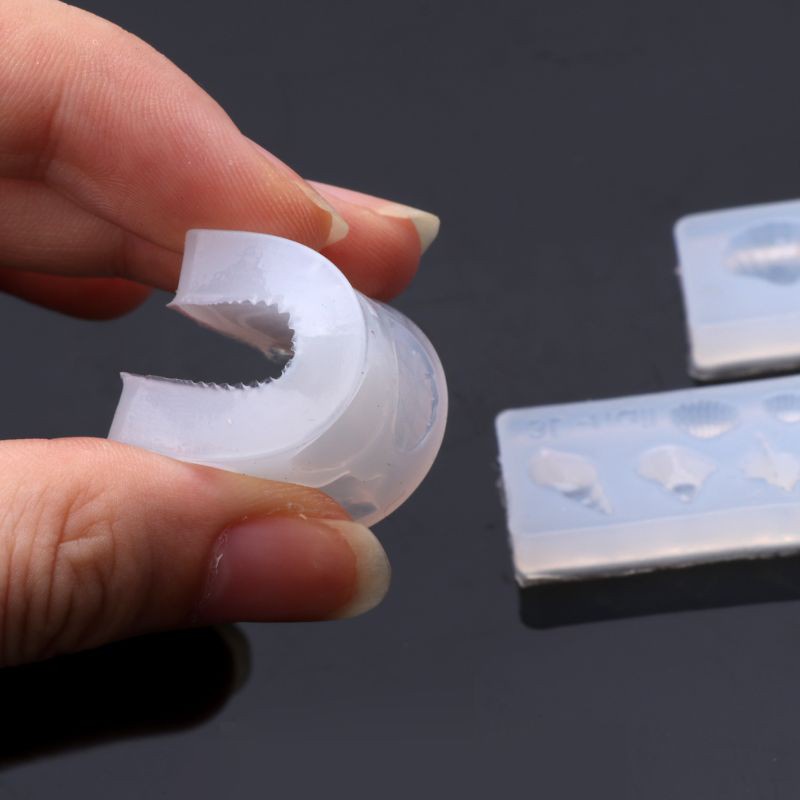 Set 3 khuôn silicone tạo hình vỏ sò/ sao biển trang trí móng DIY